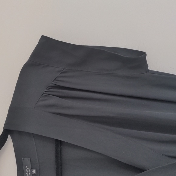 ARITZIA BABATON | Corbett 100% Silk Wrap Style Romper, Black, Women S - Picture 5 of 9